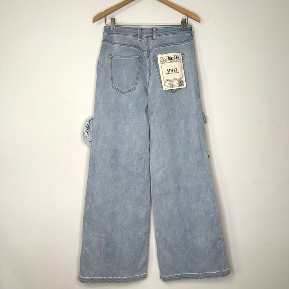 NWT SER.O.YA Stephy Cargo Pants in Coastline‎ Sz 24 - Picture 9 of 12
